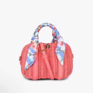 NWT Kurt Geiger Kensington Basket Boston Crossbody Bag